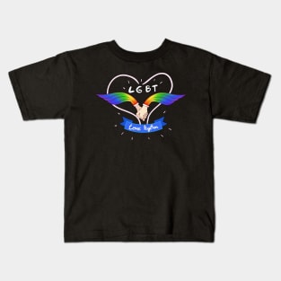 LGBT Love Together, Gay Pride, Gay, Gay Pride Gift, Gifts For Gay, Gifts For Gays, Gift For Gays, Best Gift For Gays, Gift For Gay Ideas, Gay Apparel, Gay Rights Gifts, Gay Rights Apparel, For My Gay Friends Kids T-Shirt